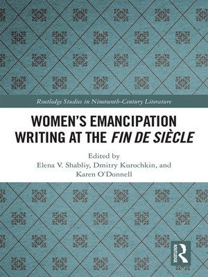 cover image of Women's Emancipation Writing at the Fin de Siecle